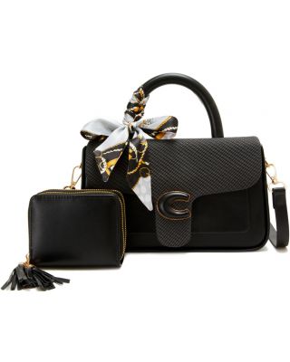 PU902-M2 WT DESIGNER BAG WITH WALLET