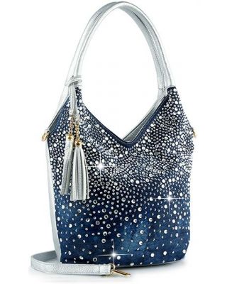 BLN-9060 BLS1 BLING HOBO BAG