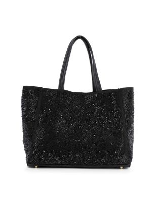 BYL-004 BK BLING HOBO BAG