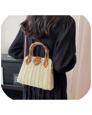 BZ-203 IV CROSBODY STRAW BAG