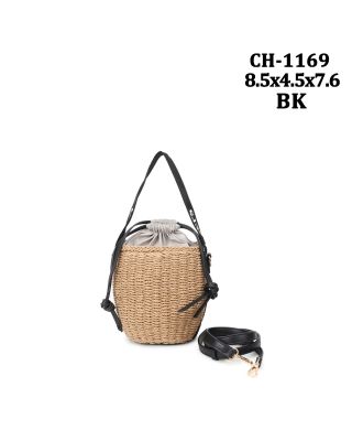 CH-1169 BK STREW CROSS BODY  BAG 