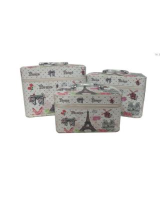 CO-413 PARIS 3PC COSMETIC CASE