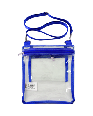 CW211 BL CROSBODY CLEAR BAG