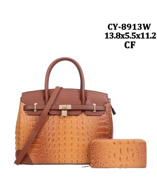 CY-8913W CF CROCO SACHAL WITH WALLET