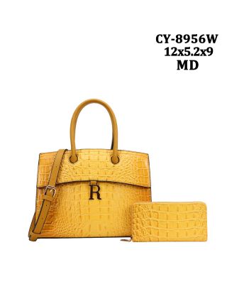 CY-8956W MD CROCO BAG WITH WALLET