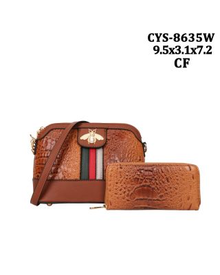 CYS-8635W CF CROCO LEATHER WITH WALLET