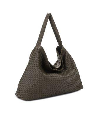 DJ85082 OLV DESIGNER WOVEN HOBO BAG