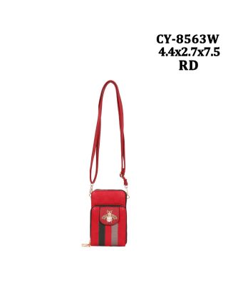 DM-8640 RD PHONE CASE CROSBODY BAG