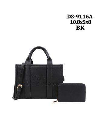 DS-9116A BK TOTE BAG WITH WALLET