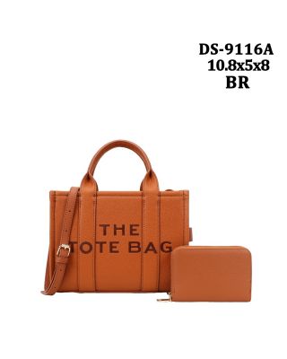 DS-9116A BR TOTE BAG WITH WALLET