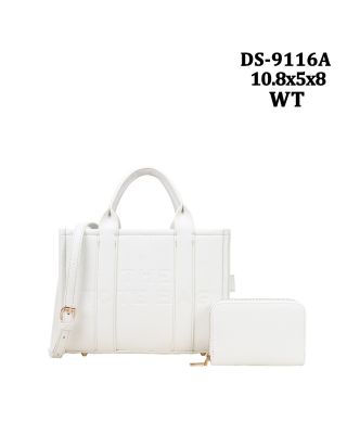 DS-9116A WT TOTE BAG WITH WALLET