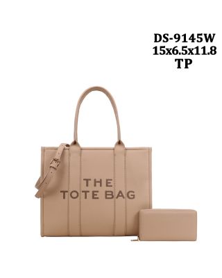 DS-9145W TP DESIGNER TOTE BAG WITH WALLET