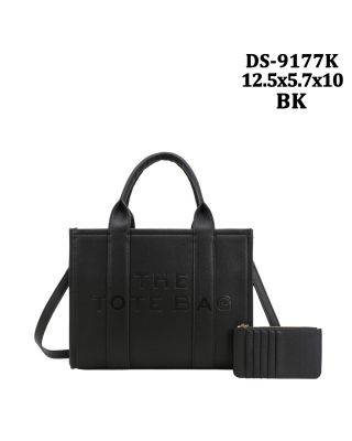 DS-9177K BK THE TOTE BAG WITH CARD HOLD