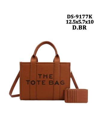DS-9177K BR THE TOTE BAG WITH CARD HOLD
