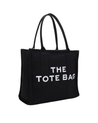 EJ15033 BK CANVAS TOTE BAG