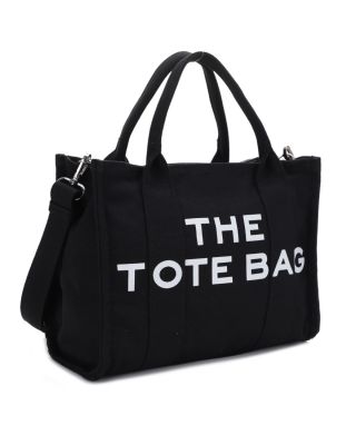 EJ15033X BK CANVAS TOTE BAG