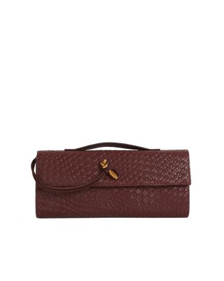 EWB161BD WOVEN CLUCH BAG