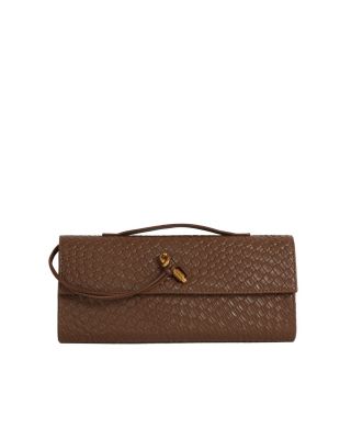 EWB161BR WOVEN CLUCH BAG