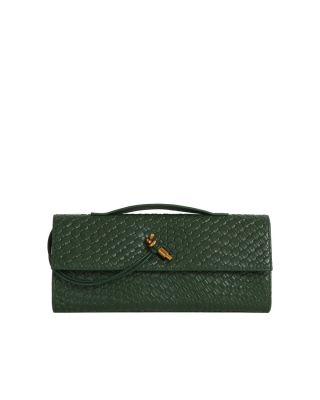 EWB161GN WOVEN CLUCH BAG