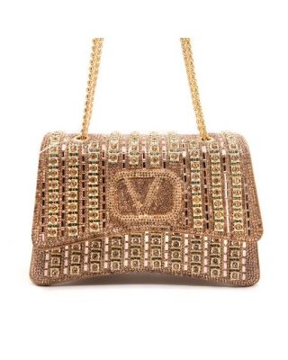 EX104GD  BLING EVENNING BAG