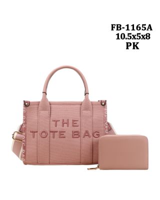 FB-1165A PK DESIGNER THE TOTE BAG WITH WALLET