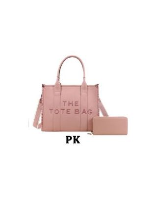 FB-1176W PK DESIGNER THE TOTE BAG WITH WALLET