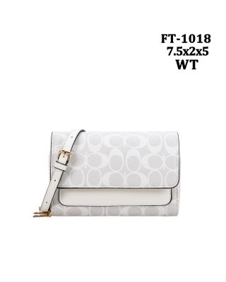 FT-1019 WT MONO GLAM CROSS BODY BAG