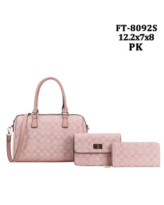 FT-8092S PK MONO GLAM 3PC SET
