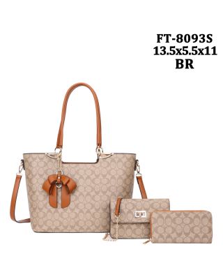 FT-8093S BR MONOGRALM 3IN 1 BAG