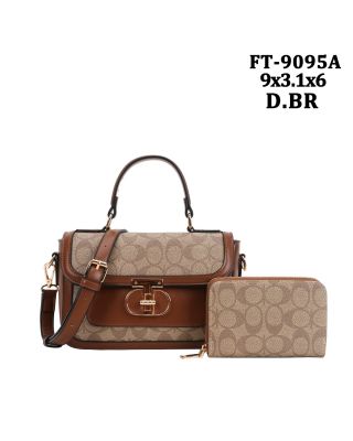 FT-90-95A BR CROSSBODY BAG WITH WALLET