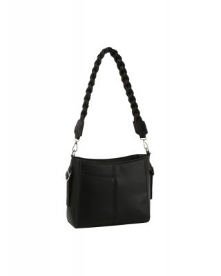 GLE-0186 BK DESIGNER CROSS BODY BAG