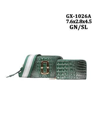 GX-1026A GN/GD DESIGNER CROSSBODY BAG WITH WALLET