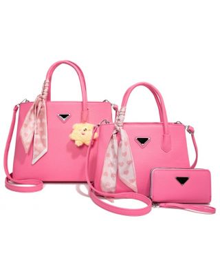 PU-211027-T3 HPK 2 HANDBAGS WITH WALLET SET