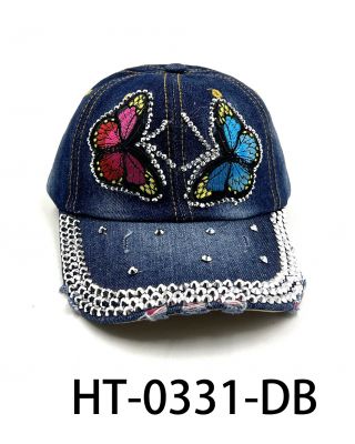 HT-0331 DB TWIN BUTTER FLY HAT