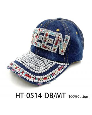 HT-0514 DB/MT BASEBALL HAT QUEEN 