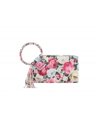 JY-0411FW BL FLORAL CLUCH
