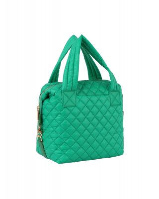 JYE-0504 GN QUILT FASHION TOTE BAG