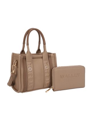 KMS-5398 TP TOTE BAG WITH WALLET