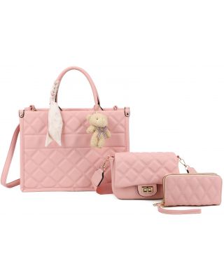 DA22550-T3 PK HANDBAG AND CROSSBODY WITH WALLET