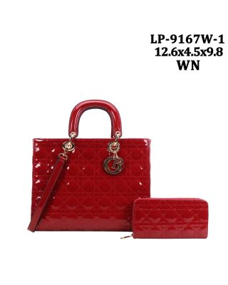 LP-9167W-1WN PATTERN QUILTER BAG WITH WALLET