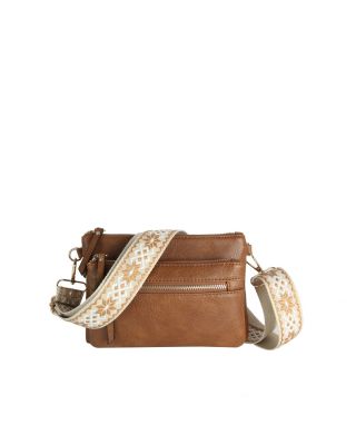 LQ342-Z BR CROSS BODY CLUCH