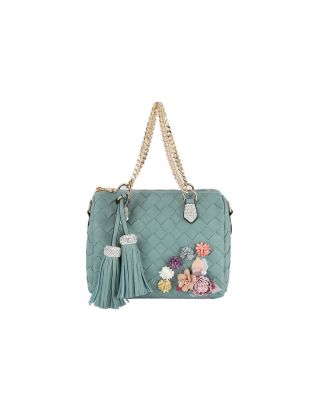 LTT001 BL FLOWER BLING BAG