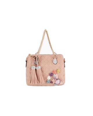 LTT001 PK FLOWER BLING BAG