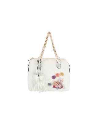 LTT001 WT FLOWER BLING BAG