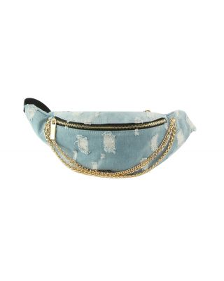 LY104  DENIM WAIST BAG