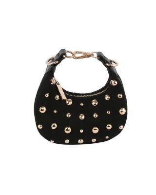 LY133-Z BK MINI STUD CROSS BODY BAG