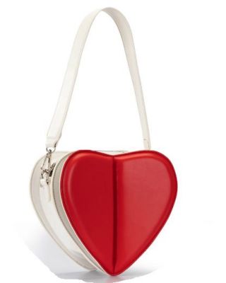 MC-1024 BG Milan Chiva Heart Shaped Mini Clutch/Crossbody Bag