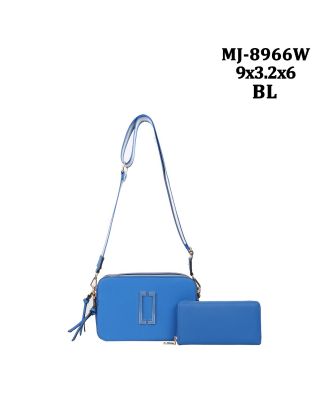 MJ-8966W BL DESIGNER CROSBODY WITH WALLET