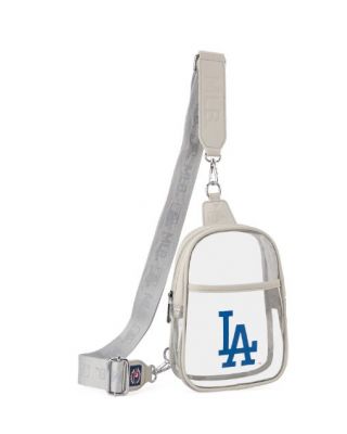 MLB-LA30-001 GY MLB Los Angeles Dodgers Clear Mini Sling Stadium Bag