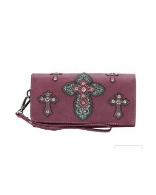 MW1136-W002 PP Montana West Spiritual Collection Wallet